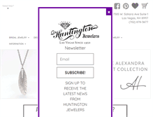 Tablet Screenshot of huntingtonjewelers.com
